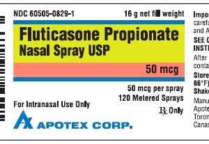 Fluticasone Nasal Spray 50mcg/spray - 16g