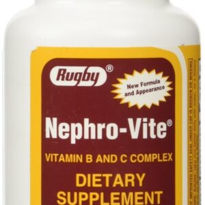 Nephro-Vite Vitamin B and C Complex tablets - 100 ct