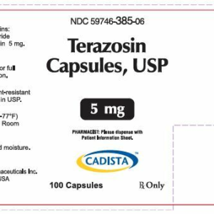 Terazosin 5mg Capsules - 100ct