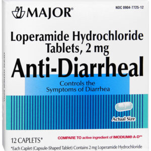 Anti-Diarrheal (Loperamide 2 mg) caplet - 12/box [Sim. to Imodium A/D]