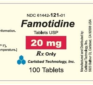 Famotidine 20 mg tablets - 100/btl