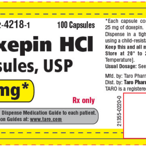 Doxepin 25 mg capsules - 100/btl