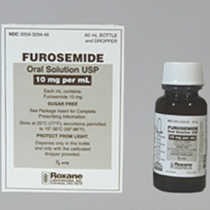Furosemide 10 mg/mL Oral Solution - 60 mL/btl