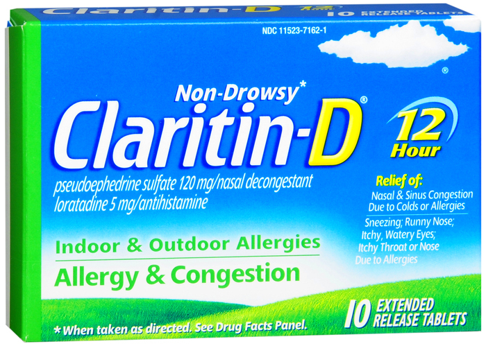 Claritin-D 12 HR Tablet 10 Ct (LC)