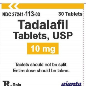 Tadalafil 10 mg tablets - 30/btl