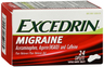 Excedrin Migraine Coated Caplets 24/ bx