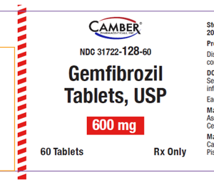 Gemfibrozil 600 mg tablets - 60/btl