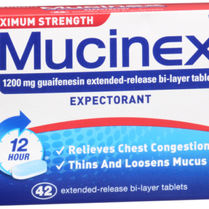 Mucinex 12HR tabs - 42/ct