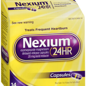 Nexium 24HR DR Capsules 22.3mg 14/bx