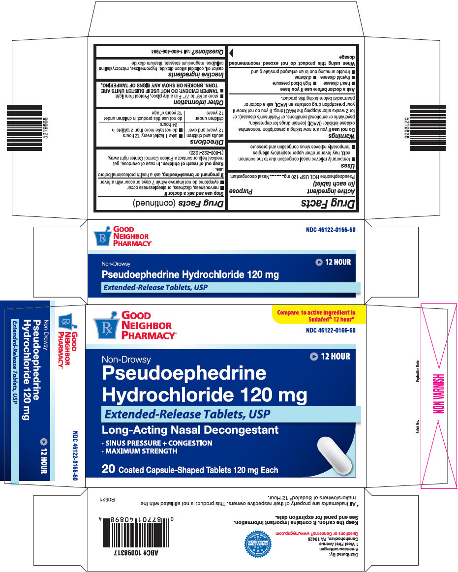 GNP Pseudoephedrine HCl ER 12hr 120mg Caplets - 20ct (LC)