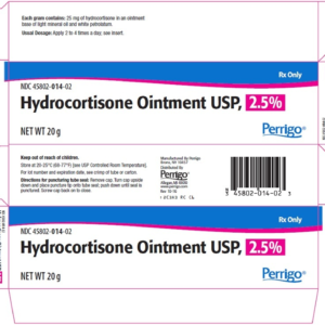 Hydrocortisone Ointment 2.5% - 20g