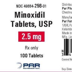 Minoxidil 2.5 mg Tablets -100/ btl