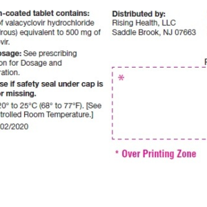 Valacyclovir 500 mg tablets - 30/btl