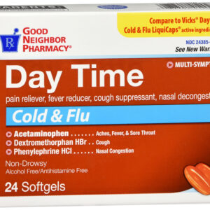 GNP Day Time Cold & Flu Softgels - 24 ct