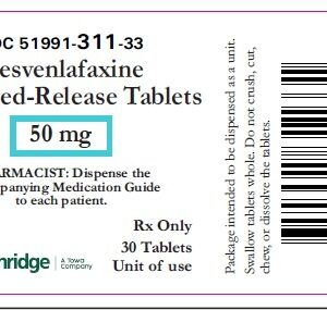Desvenlafaxine 50 mg E-R tablets - 30/btl