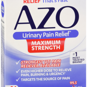 Azo Max Strength Urinary Pain Relief - 24/ct
