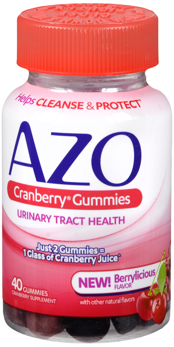 AZO Cranberry Gummies 40 ct