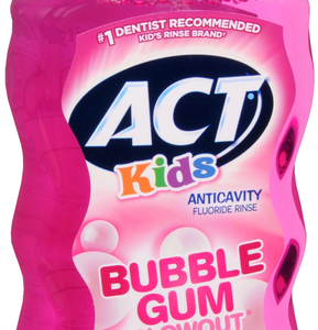 ACT Kids Anti-Canvity Bubblegum flavored Mouthwash - 16.9oz