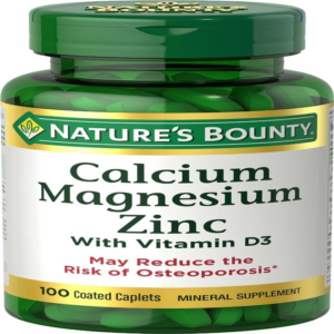 Calcium Magnesium Zinc tablet - 100ct Nature's Bounty