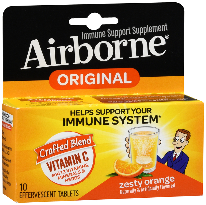 Airborne tablets Orange - 10ct
