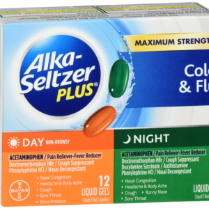 Alka Seltzer Plus Day/Night Liquid Gel- 12/8 CT