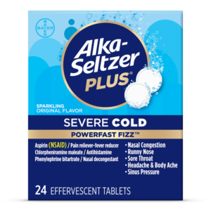 Alka-Seltzer Severe Cold Effervescent Tablets - 24 ct