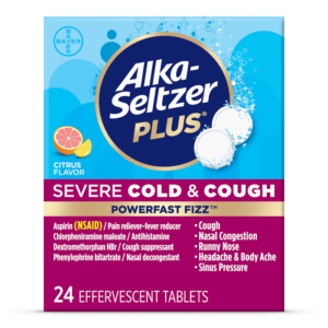 Alka-Seltzer Plus Severe Cold & Cough tablets - 24ct