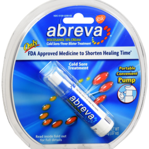 Abreva Cream Cold Sore Treatment - 2 gm/ pump tube