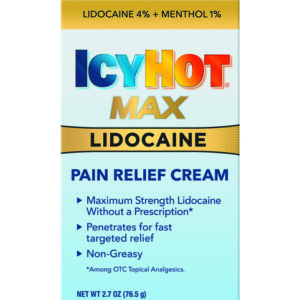 Icy Hot Max Lidocaine+Menthol Cream - 2.7oz