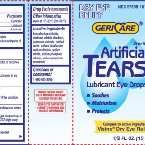 Geri Care Artificial Tears - 1/2 fl. oz.