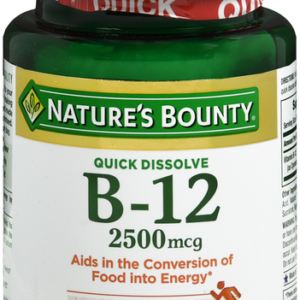 B-12 2500 mcg Quick Dissolve tablets - 75/ct
