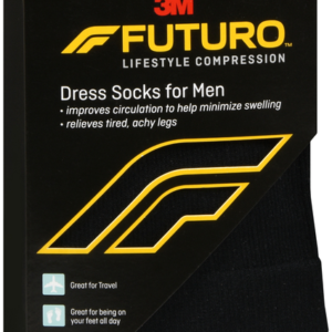 Futuro Compression Dress Socks Men Blk Md