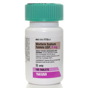 Warfarin 3 mg tablets -100/btl