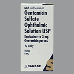 Gentamicin 0.3% Ophthalmic Sol. - 5 mL