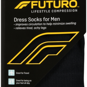 Futuro Dress Socks Men Black - Large 15-20m