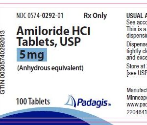 Amiloride 5 mg tablets - 100/btl