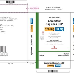 Aprepitant 80-125mg capsules Tri Pack - 3ct