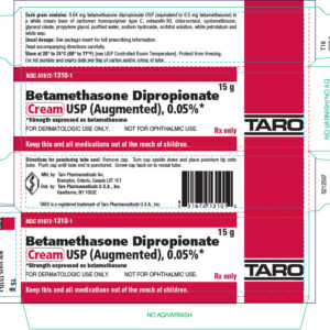 Betamethasone Dipropionate 0.05% Cream - 15g