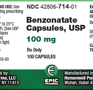 Benzonatate 100 mg capsules - 100/btl