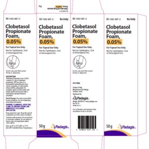 Clobetasol Propionate 0.05% Topical Foam - 50 gm