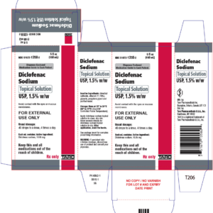 Diclofenac Sodium 150mL 1.5% Drops - 40 / 4/day