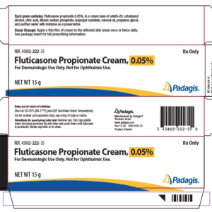 Fluticasone Proprionate 0.05% Cream-15 gm