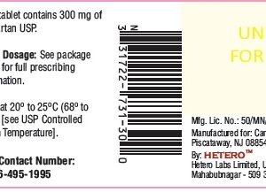 Irbesartan 300mg tablets - 30/btl