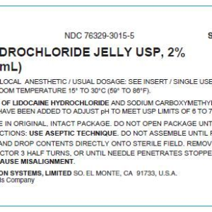 Lidocaine Gel 2% Uro-Jet 20 ml - 25/case