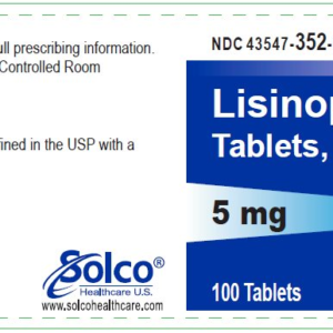 Lisinopril 5 mg tablets - 100/ct