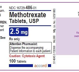 Methotrexate 2.5 mg tablets - 100/btl