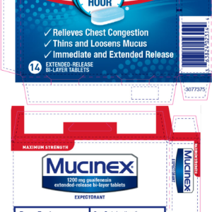 Mucinex Max 1200 mg 12-HR tablets - 14/ct