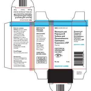 Neomycin/Polymyxin B/Dexamethasone OPH Susp 5 ml