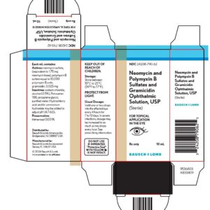 Neo/Poly B/Gram Opth Sol - 10 ml