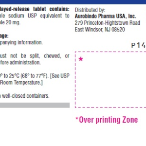 Pantoprazole 20 mg D-R tablets - 90/btl